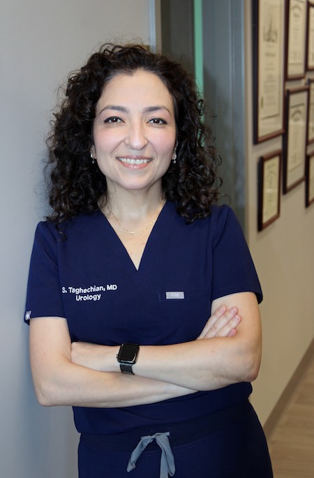 Dr. Taghechian in Blue Scrubs